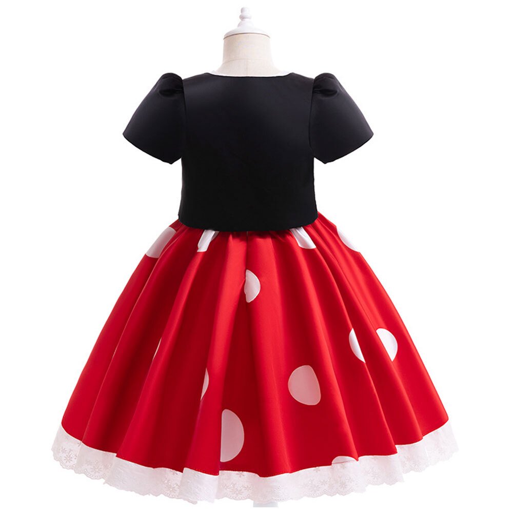 Girl's Red Minnie Princess Dress