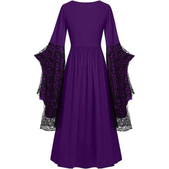 Women's Purple Dresses Gothic Cosplay Costumes