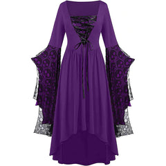 Women's Purple Dresses Gothic Cosplay Costumes